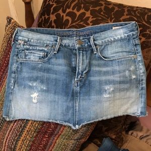 Citizens of Hunanity denim mini skirt